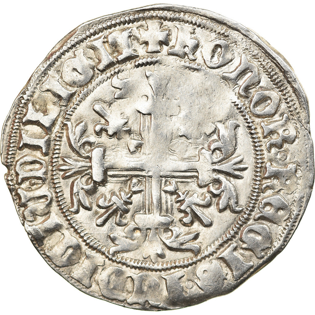 Coin, Italy, NAPLES, Robert d'Anjou, Carlin, Naples, EF(40-45), Silver