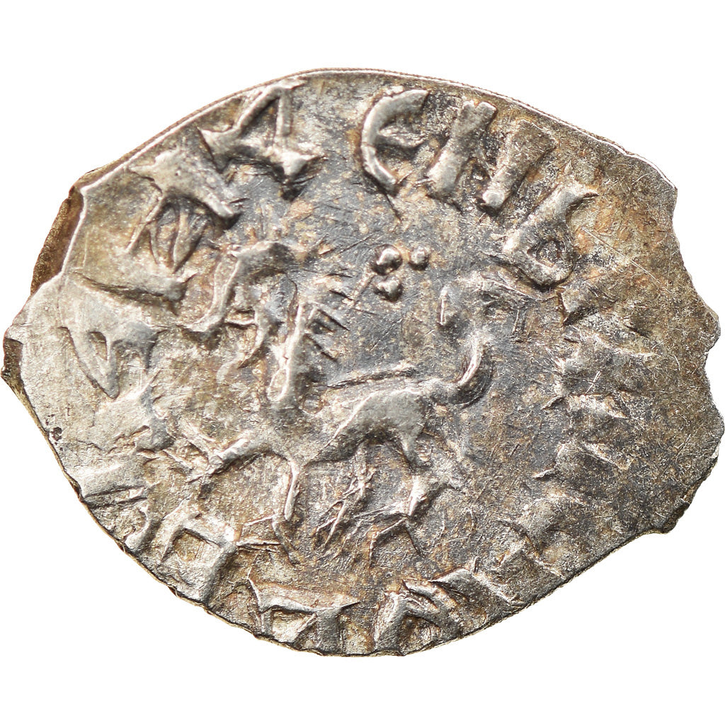 Coin, Russia, Pskov Republic, Denga, 1424-1460, EF(40-45), Silver