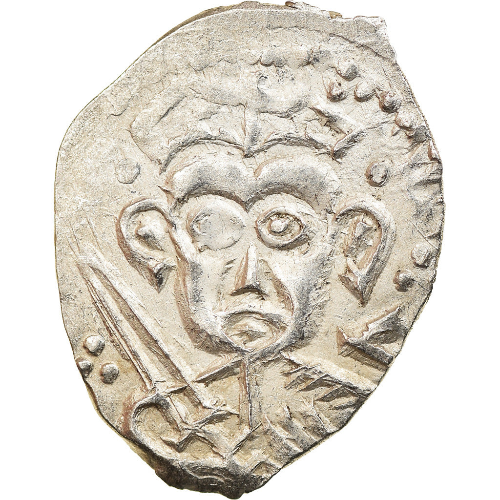 Coin, Russia, Pskov Republic, Denga, 1424-1460, AU(50-53), Silver