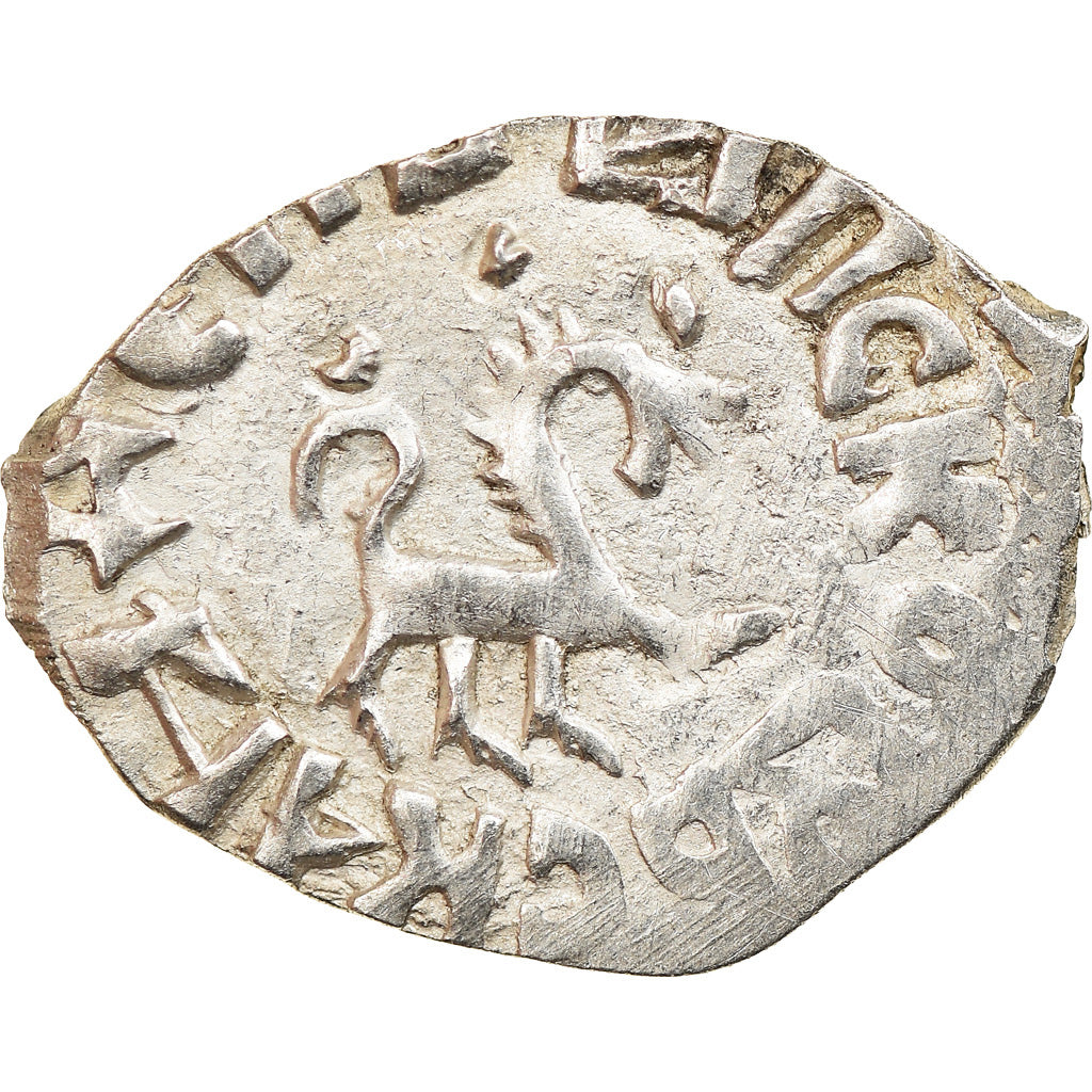 Coin, Russia, Pskov Republic, Denga, 1424-1460, AU(50-53), Silver