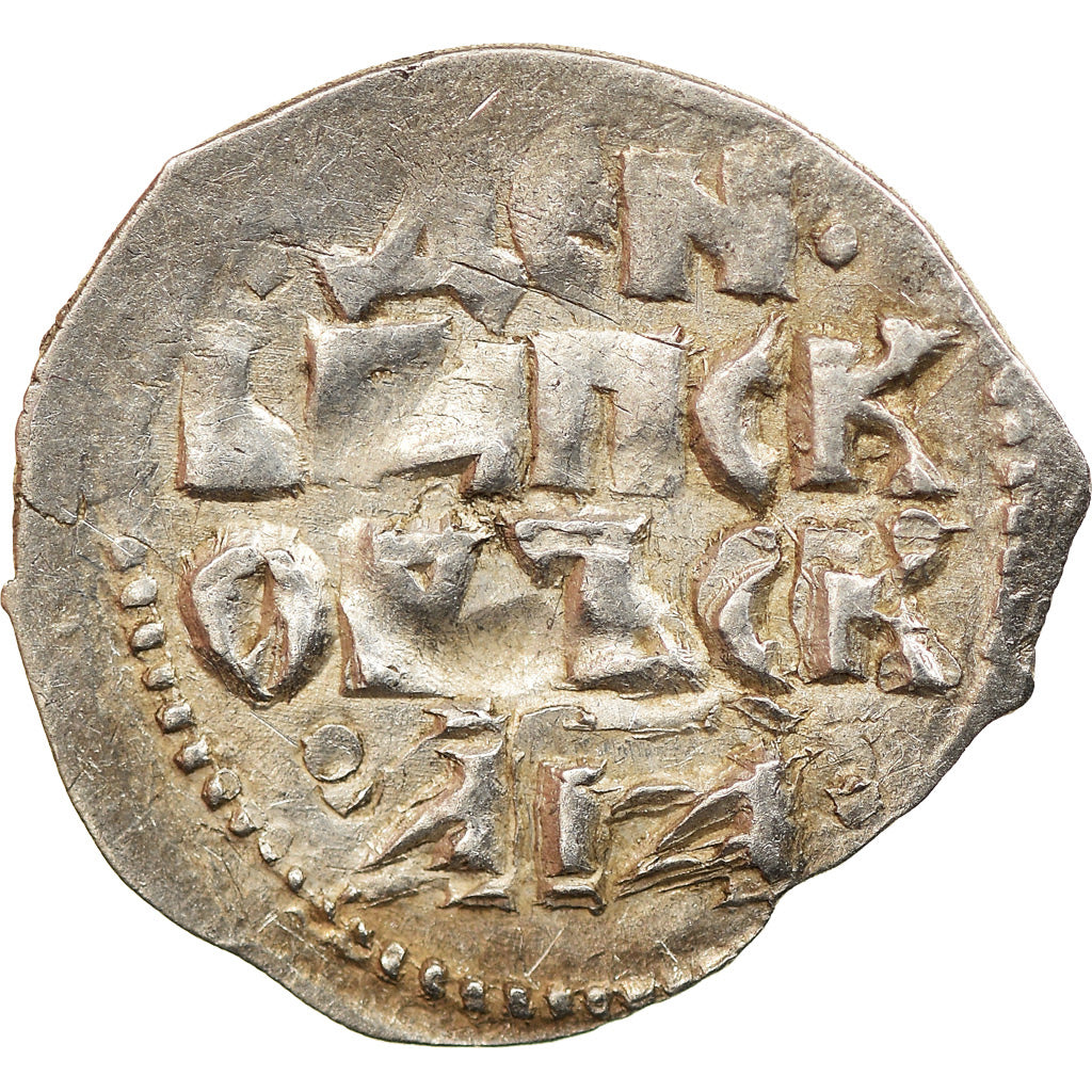 Coin, Russia, Pskov Republic, Denga, 1424-1460, AU(50-53), Silver