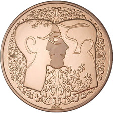 Frankrijk, Medal, The Fifth Republic, Arts & Culture, FDC, Bronze