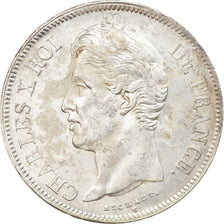 Coin, France, Charles X, 5 Francs, 1828, Rouen, EF(40-45), Silver, KM:728.2