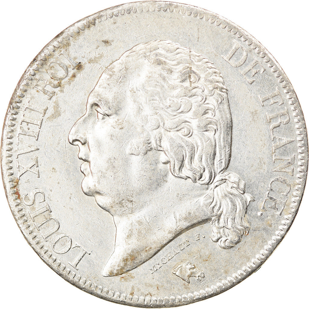 Munten, Frankrijk, Louis XVIII, Louis XVIII, 5 Francs, 1820, Paris, ZF, Zilver
