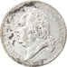 Moneda, Francia, Louis XVIII, Louis XVIII, 5 Francs, 1817, Rouen, MBC+, Plata
