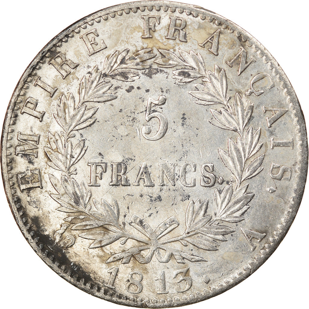 Coin, France, Napoléon I, 5 Francs, 1813, Paris, EF(40-45), Silver, KM:694.1