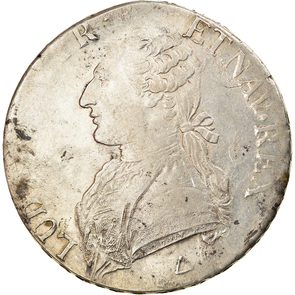 Coin, France, Louis XVI, Écu aux branches d'olivier, Ecu, 1789, Orléans