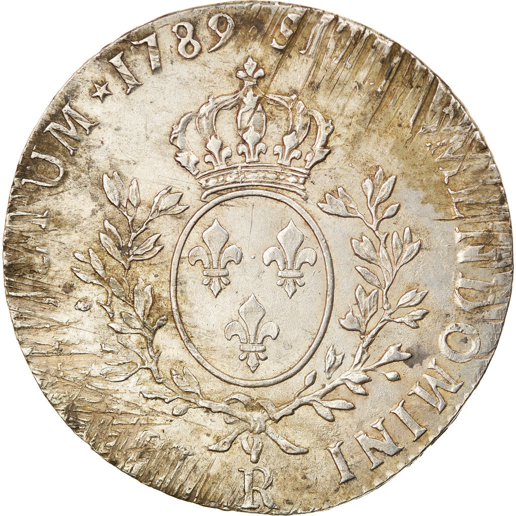 Coin, France, Louis XVI, Écu aux branches d'olivier, Ecu, 1789, Orléans