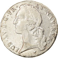 Munten, Frankrijk, Louis XV, Écu au bandeau, Ecu, 1766, Aix, ZF, Zilver