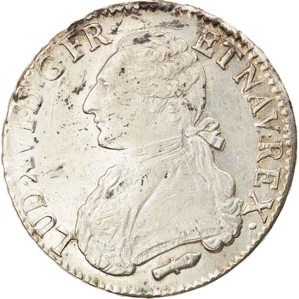 Moneta, Francia, Louis XVI, Écu aux branches d'olivier, Ecu, 1790, Perpignan