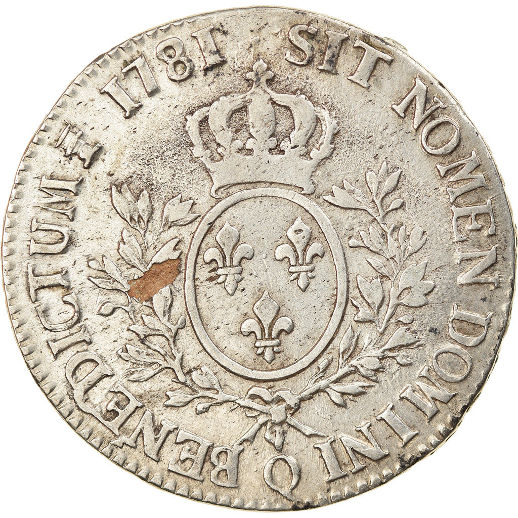 Moneta, Francia, Louis XVI, Écu aux branches d'olivier, Ecu, 1781, Perpignan