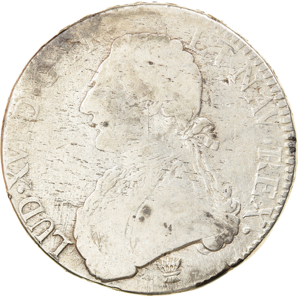 Coin, France, Louis XVI, Écu aux branches d'olivier, Ecu, 1775, Limoges