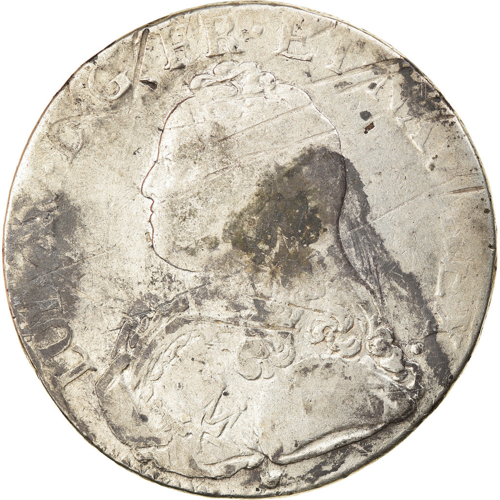 Münze, Frankreich, Louis XV, Écu aux branches d'olivier, Ecu, 1735, Aix, S