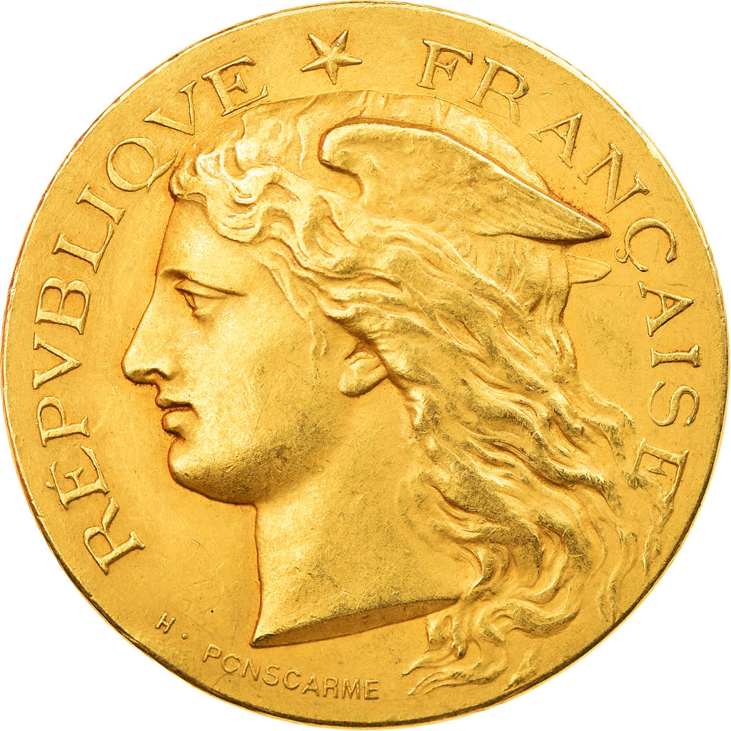 Francia, medaglia, République Française, Concours agricole Rouen, 1884