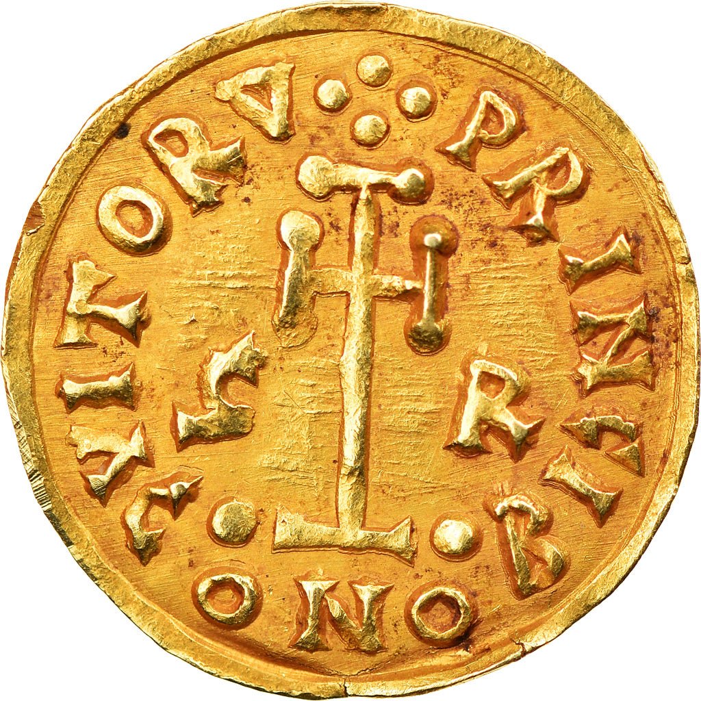 Coin, Italy, Lombards, Grimoald III, Tremissis, 792-806, Beneventum, AU(50-53)