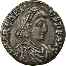 Monnaie, Arcadius, Silique, 392-395, Trèves, TTB+, Argent, RIC:106
