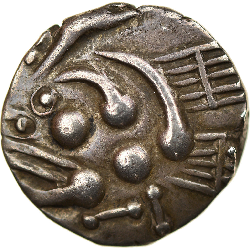 Coin, Elusates, Drachm, 125-75 BC, AU(55-58), Silver, Latour:3587