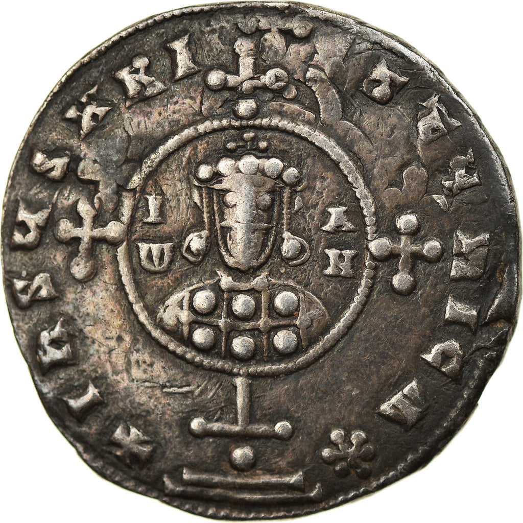 Monnaie, Jean I Tzimisces, Miliaresion, 969-976 AD, Constantinople, TTB, Argent