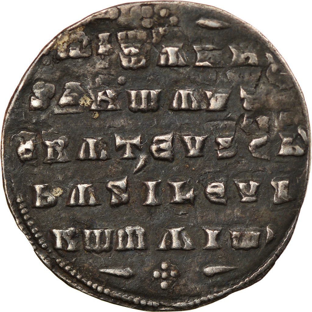 Monnaie, Jean I Tzimisces, Miliaresion, 969-976 AD, Constantinople, TTB, Argent