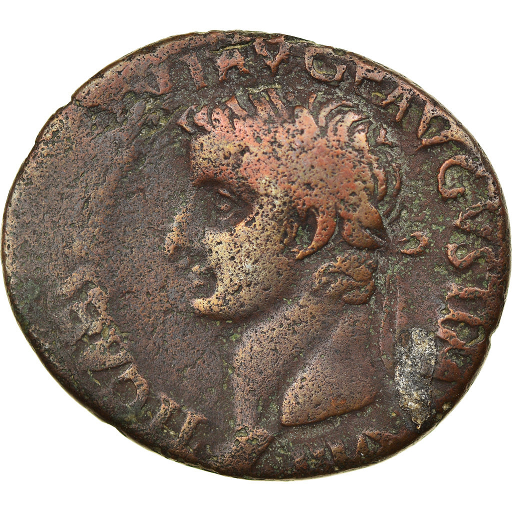 Coin, Tiberius, As, 35-36, Rome, VF(20-25), Bronze, RIC:58