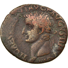 Coin, Tiberius, As, 35-36, Rome, VF(20-25), Bronze, RIC:58