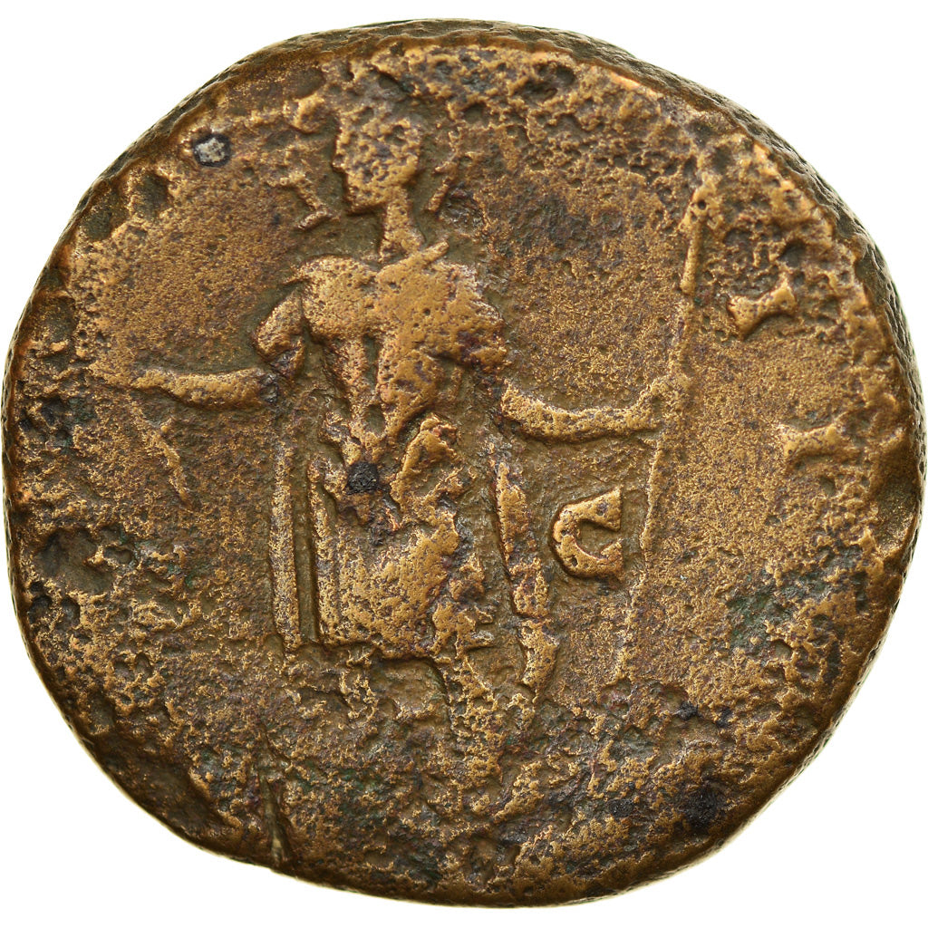 Coin, Antoninus Pius, Sestertius, 146, Rome, F(12-15), Bronze, RIC:765