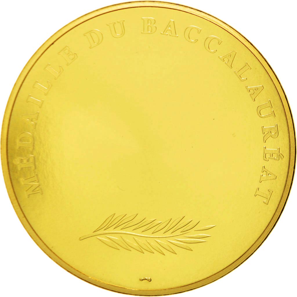 FRANCE, Arts & Culture, The Fifth Republic, Medal, MS(65-70), Gilt Bronze, 41,..