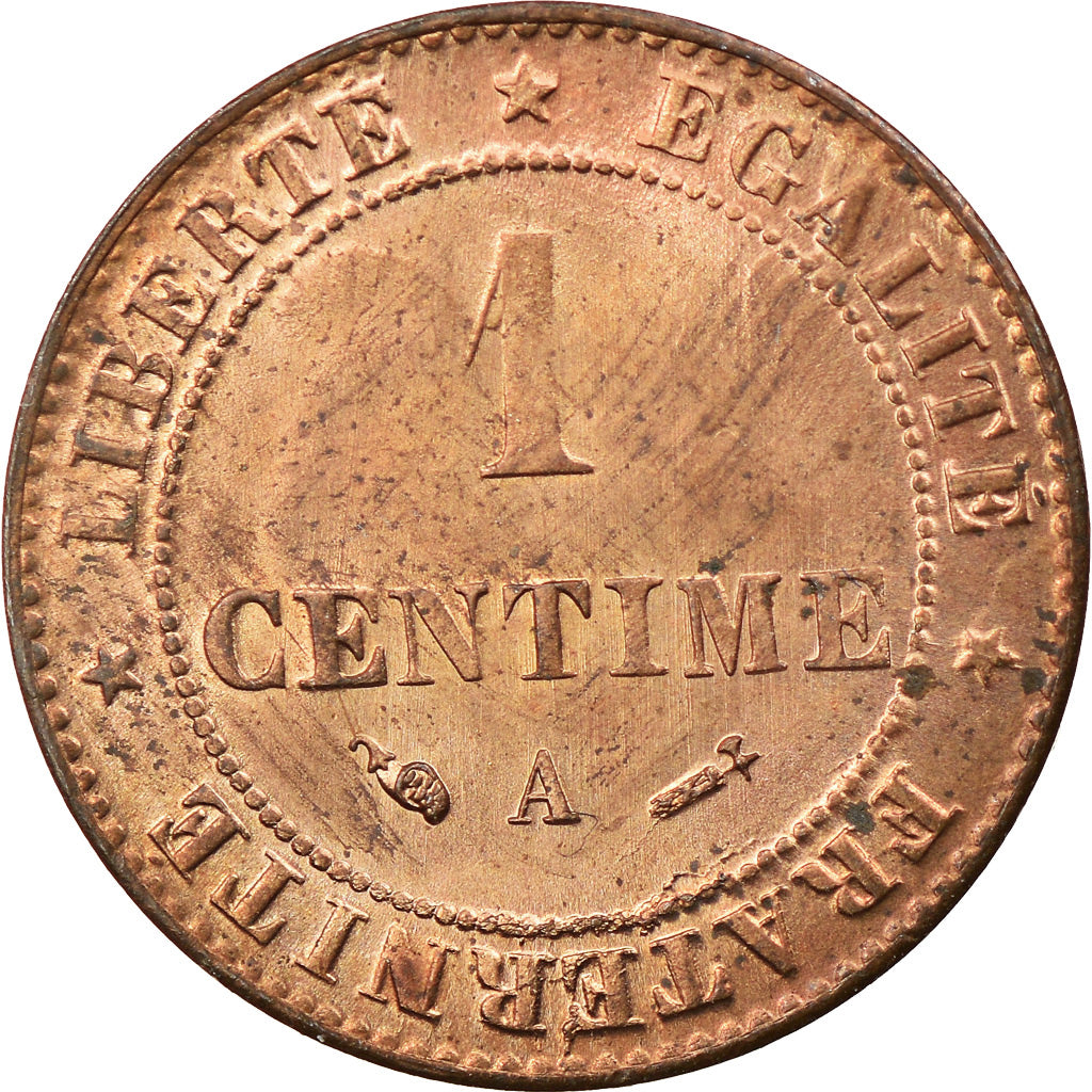 Coin, France, Cérès, Centime, 1884, Paris, MS(65-70), Bronze, KM:826.1