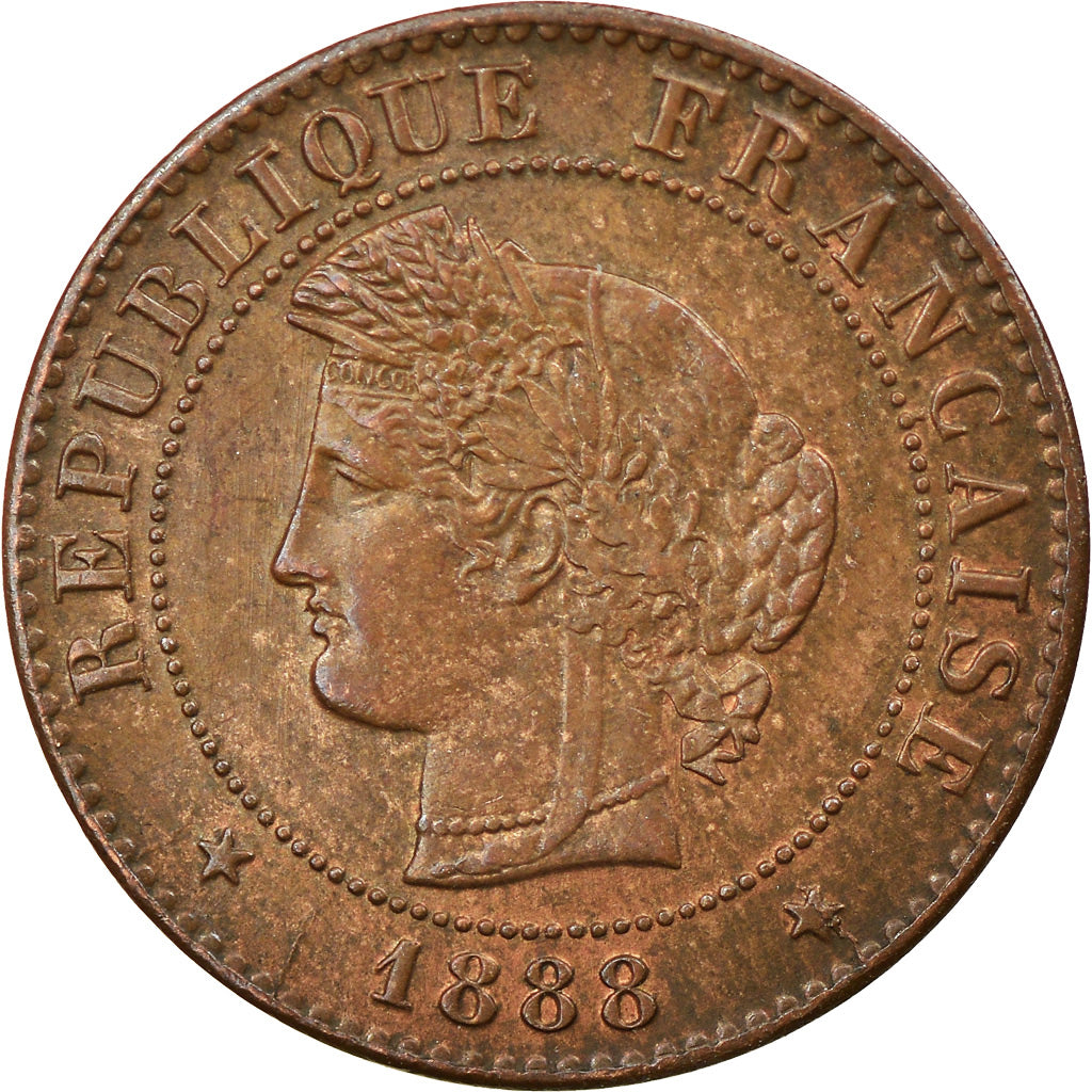 Coin, France, Cérès, Centime, 1888, Paris, MS(64), Bronze, KM:826.1