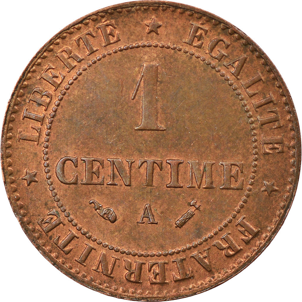 Coin, France, Cérès, Centime, 1888, Paris, MS(64), Bronze, KM:826.1