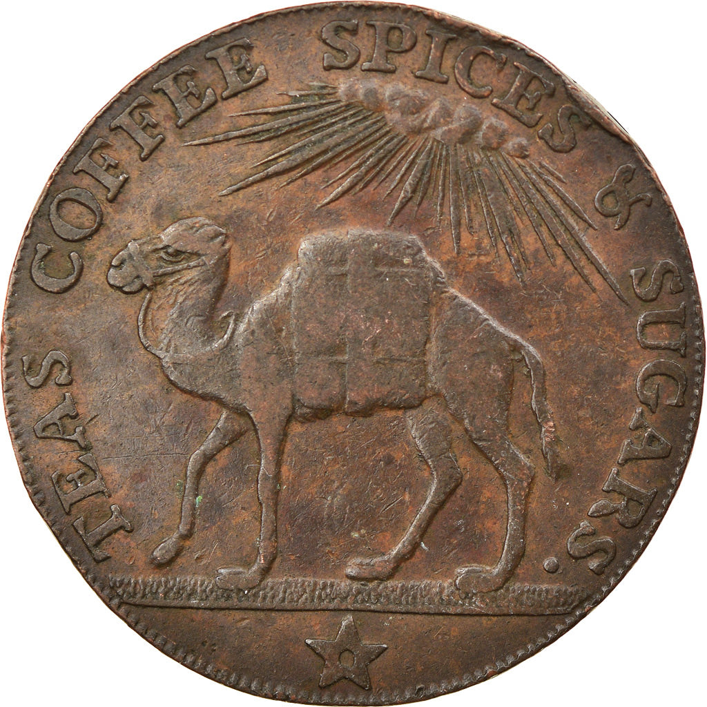 Coin, Great Britain, Somersetshire, India House, Halfpenny Token, 1794, Bath