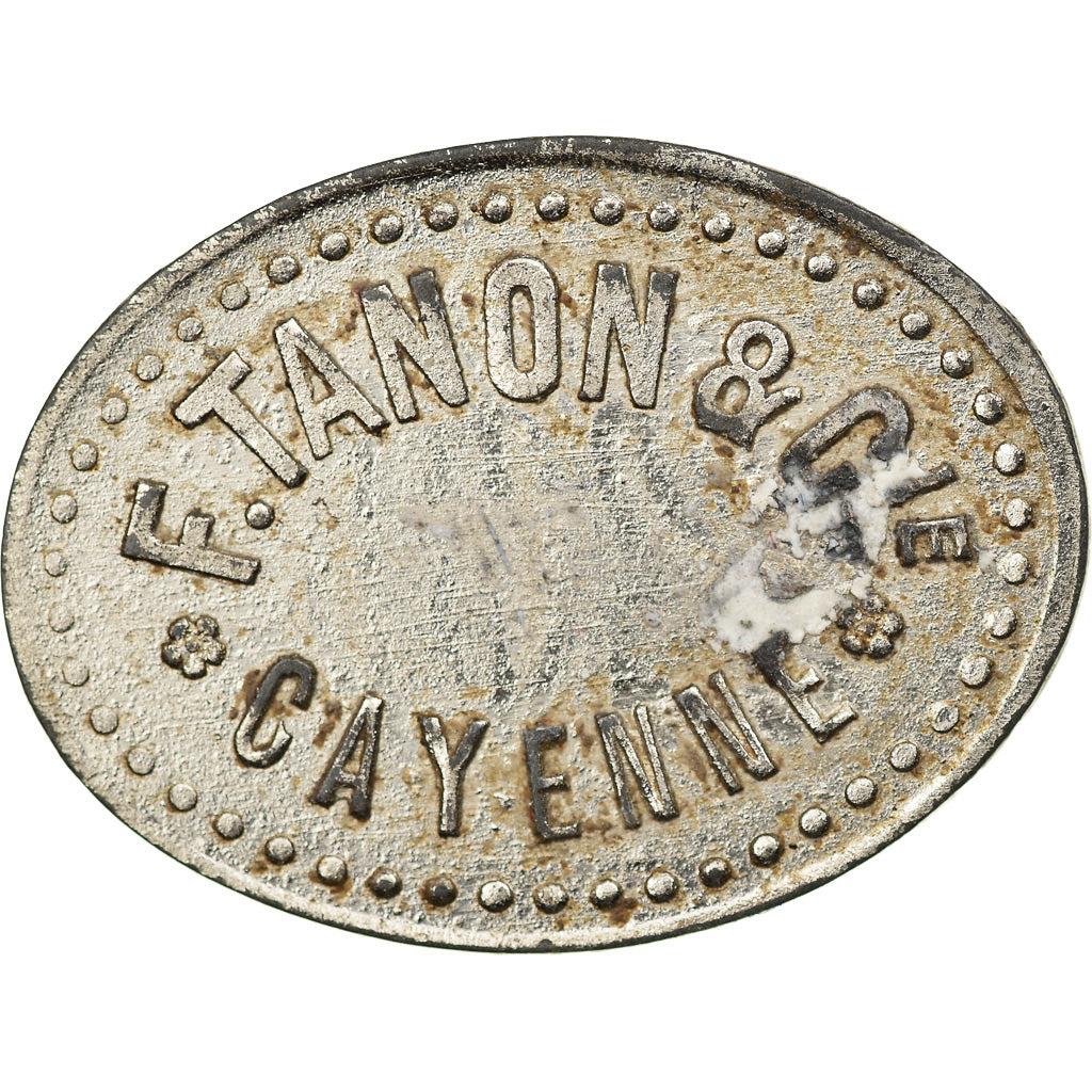 token, GUIANA FRANCESA, Cayenne, F. Tanon et Cie, 20 Centimes, c. 1928