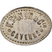 fiche, FRANS GUYANA, Cayenne, F. Tanon et Cie, 30 Centimes, c. 1928, ZF+, Nickel