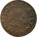 Coin, France, Henri IV, Denier Tournois, 1609, Paris, AU(50-53), Copper