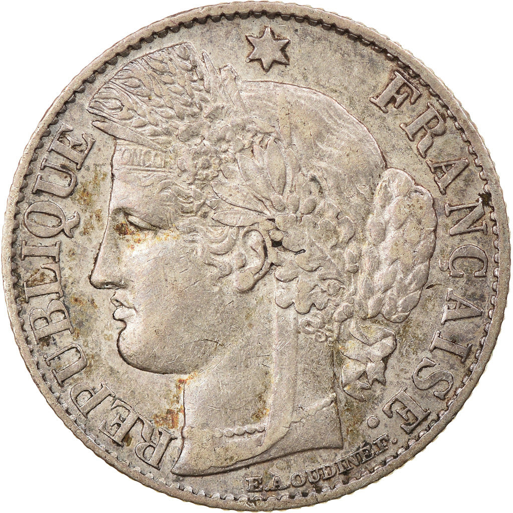 Münze, Frankreich, Cérès, 50 Centimes, 1873, Paris, SS+, Silber, KM:834.1