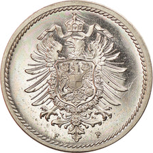 Coin, GERMANY - EMPIRE, Wilhelm I, 5 Pfennig, 1874, Stuttgart, MS(64)