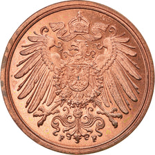 Coin, GERMANY - EMPIRE, Wilhelm II, Pfennig, 1906, Stuttgart, MS(64), Copper