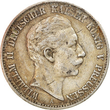 Coin, German States, PRUSSIA, Wilhelm II, 2 Mark, 1901, Berlin, EF(40-45)