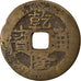 Moeda, China, EMPIRE, Chien-Lung, Cash, 1736-1795, Y, VF(20-25), Latão Forjado