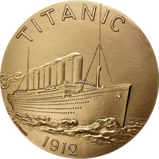 Médaille, Monnaie de Paris, Le Titanic 1912