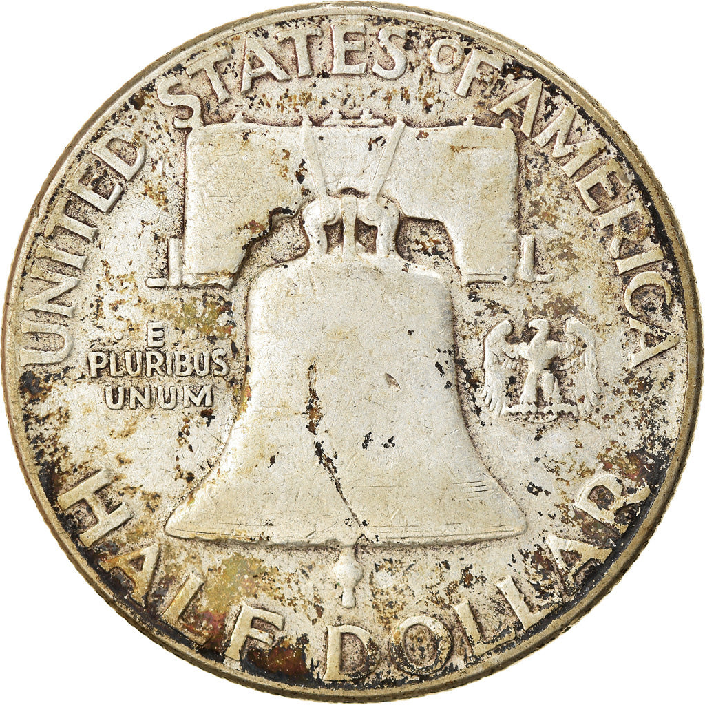 Coin, United States, Franklin Half Dollar, Half Dollar, 1949, U.S. Mint