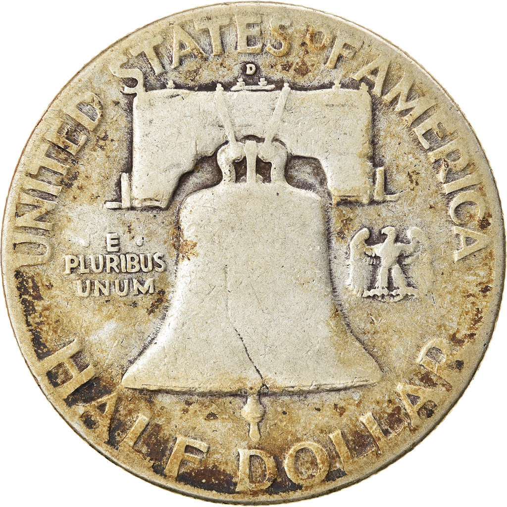 Coin, United States, Franklin Half Dollar, Half Dollar, 1948, Denver, VF(30-35)