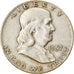 Coin, United States, Franklin Half Dollar, Half Dollar, 1957, U.S. Mint, Denver