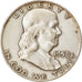 Coin, United States, Franklin Half Dollar, Half Dollar, 1958, U.S. Mint, Denver