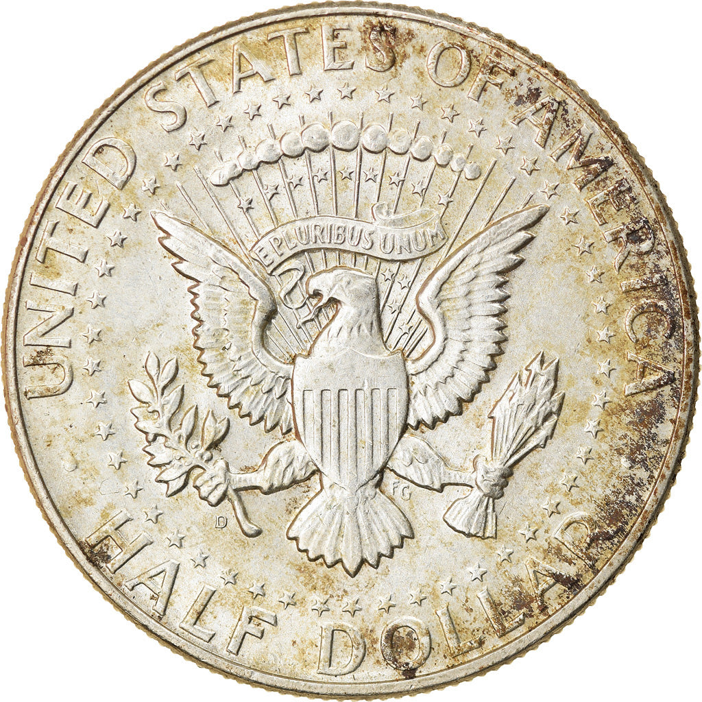 Coin, United States, Kennedy Half Dollar, Half Dollar, 1964, U.S. Mint, Denver