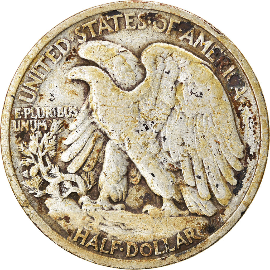 Coin, United States, Walking Liberty Half Dollar, Half Dollar, 1935, U.S. Mint