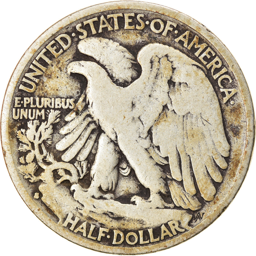 Coin, United States, Walking Liberty Half Dollar, Half Dollar, 1935, U.S. Mint
