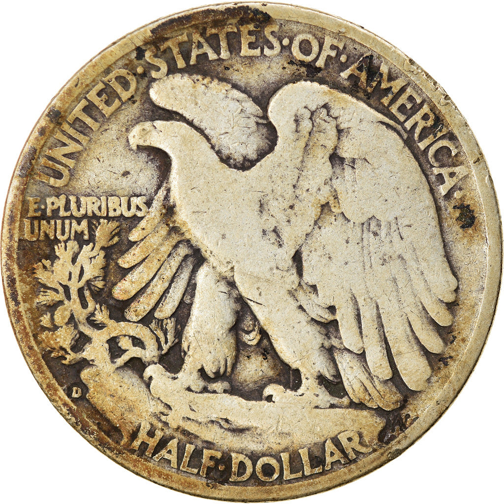 Coin, United States, Walking Liberty Half Dollar, Half Dollar, 1935, U.S. Mint