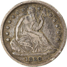Coin, United States, Seated Liberty Half Dime, Half Dime, 1838, U.S. Mint