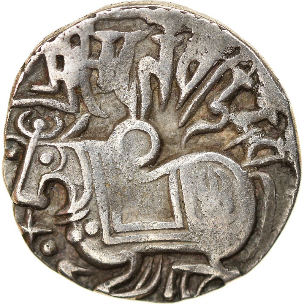 Coin, India, Hindu, Shahis, Samanta Deva, Jital, 850-1000, Kabul, EF(40-45)